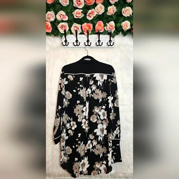 Melanie Lyne Classic Floral Drape Kimono (NWOT) - Picture 3 of 7